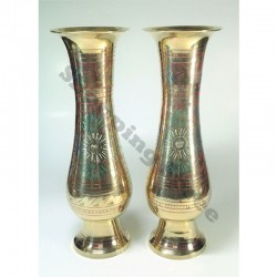 FLOWER VASE (BRASS)