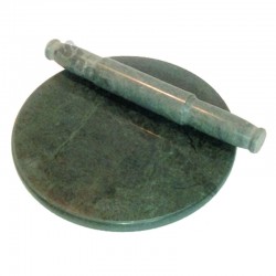 Rollin Pin (Belan) and Marble Board (Chakla) - Green