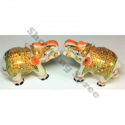 Handcrafted Elephants (Pair)